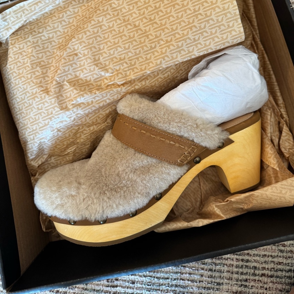 Women's Frye Jessica Shearling Clogs